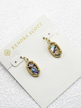 Kendra Scott Light Abalone Earrings